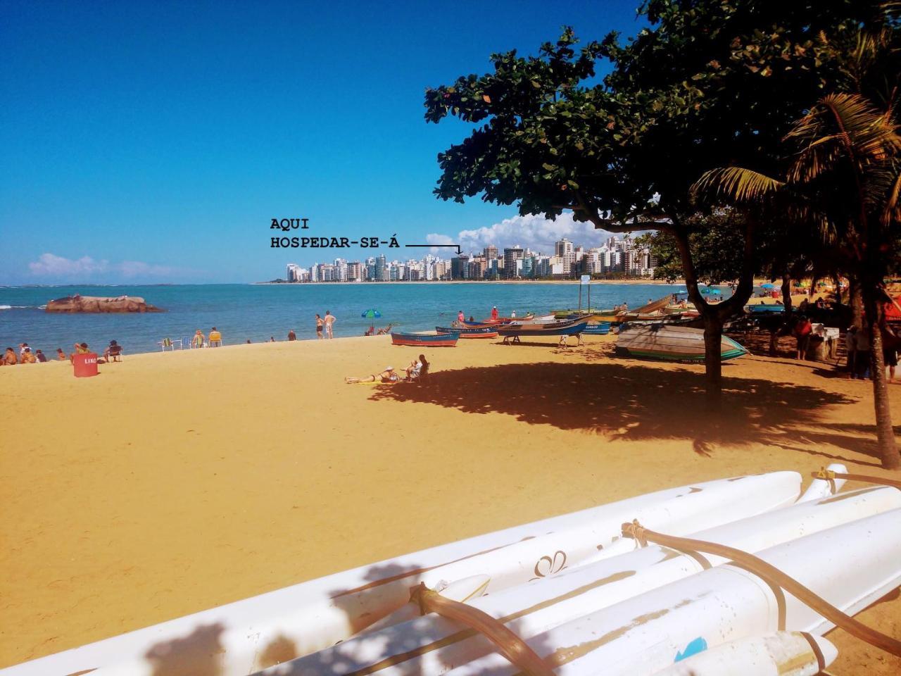 Flat Pasargada 812, Free Bikes, Pe Na Praia Vila Velha  Buitenkant foto